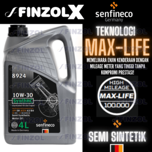 Senfineco Semi Synthetic HC 8924 10w-30 4L with Max-Life Technology