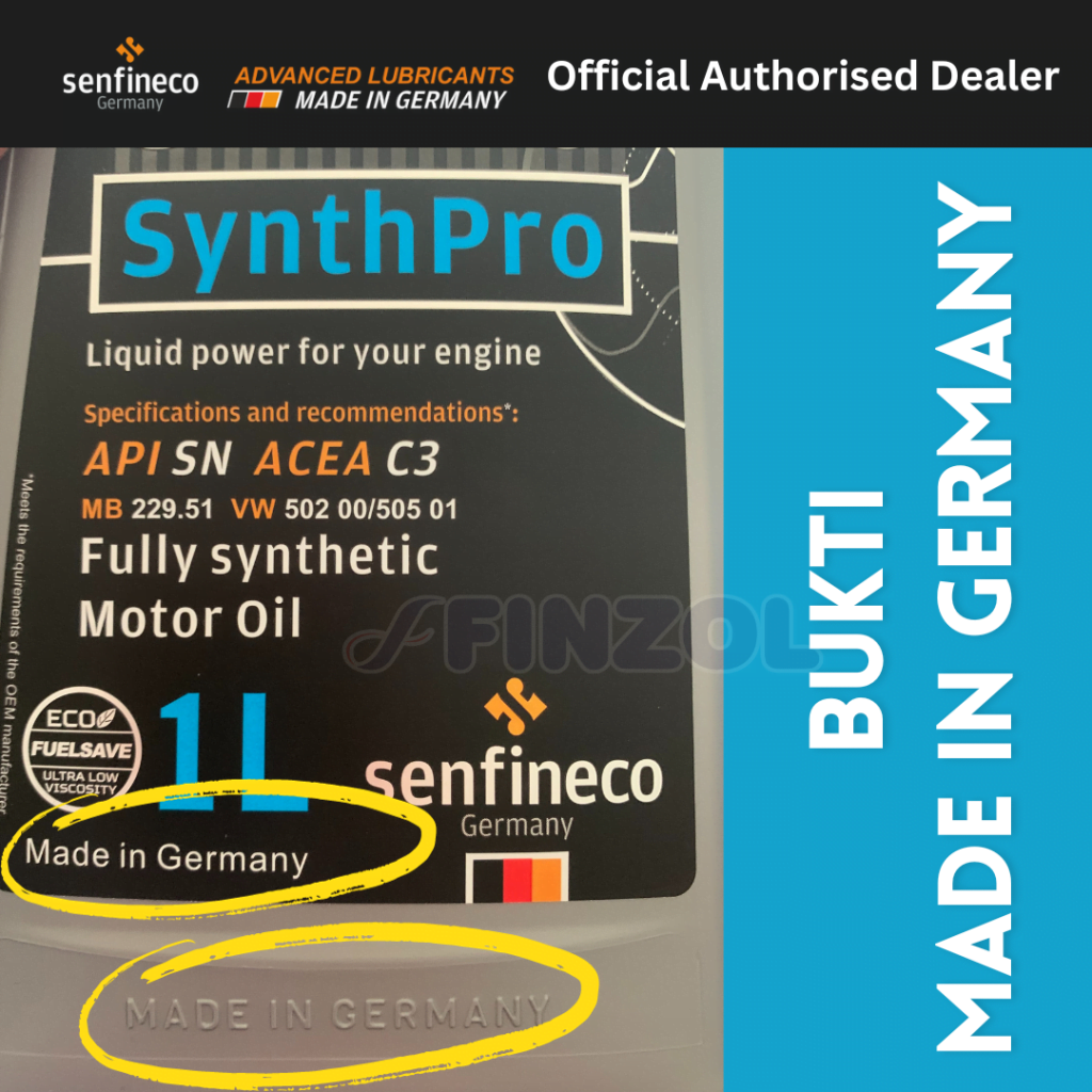 senfineco malaysia for BMW proof 100% made in Germany