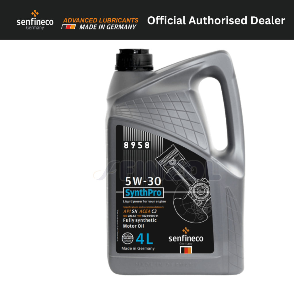 senfineco malaysia for bmw synthpro 8958 5w30 4Liter fully sintetik
